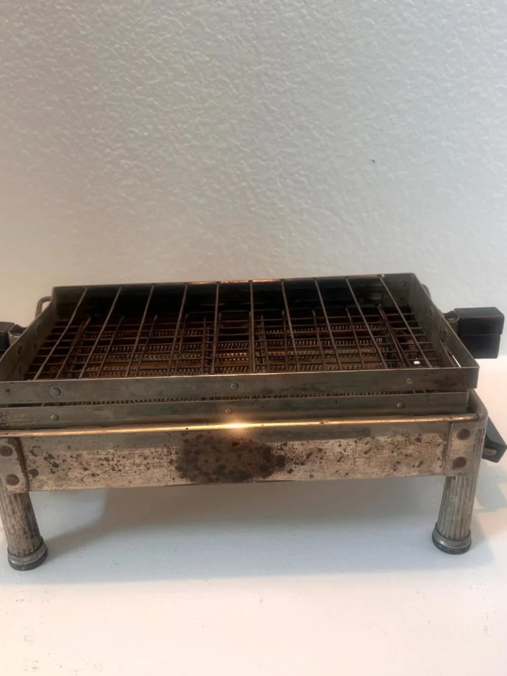 1920's Sunbeam Toaster - Works - Model B Electric Flip Toaster